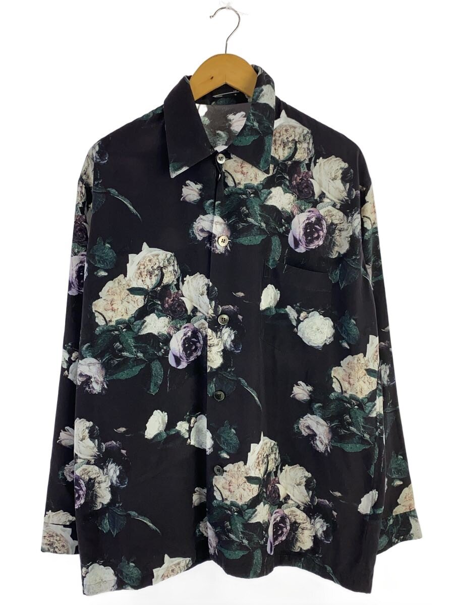 【中古】LAD MUSICIAN◆17SS/DECHINE INKJET PAINT FLOWER/42/ポリエステル/BLK/花柄/2117-11/? NULL ?【メンズウェア】｜2ｎｄ STREET 店