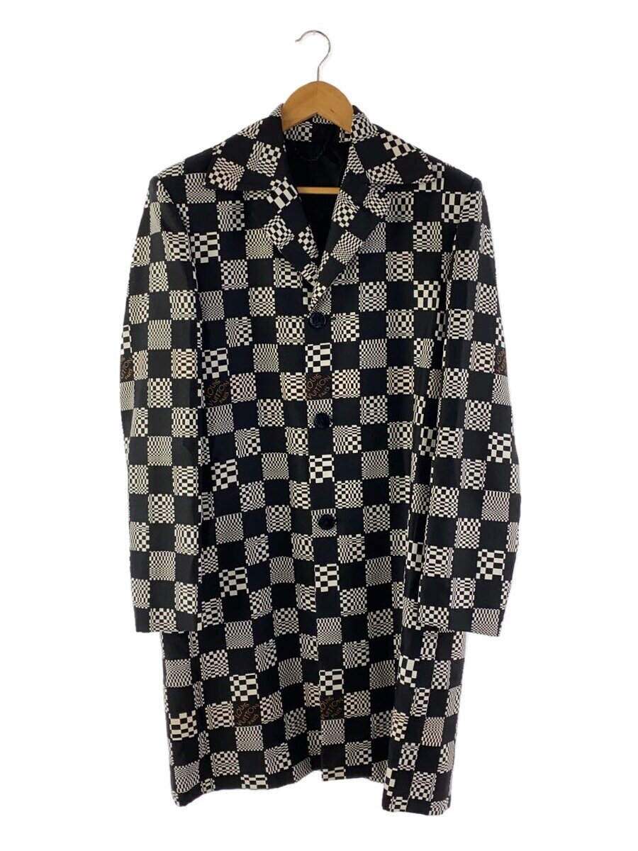 【中古】LOUIS VUITTON◆チェスターコート/46/ウール/BLK/総柄/HKC71WZXX【メンズウェア】|2nd STREET 店