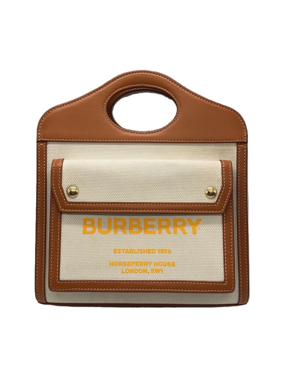 【中古】BURBERRY◆ショルダーバッグ/帆布/BRW【御徒面子】