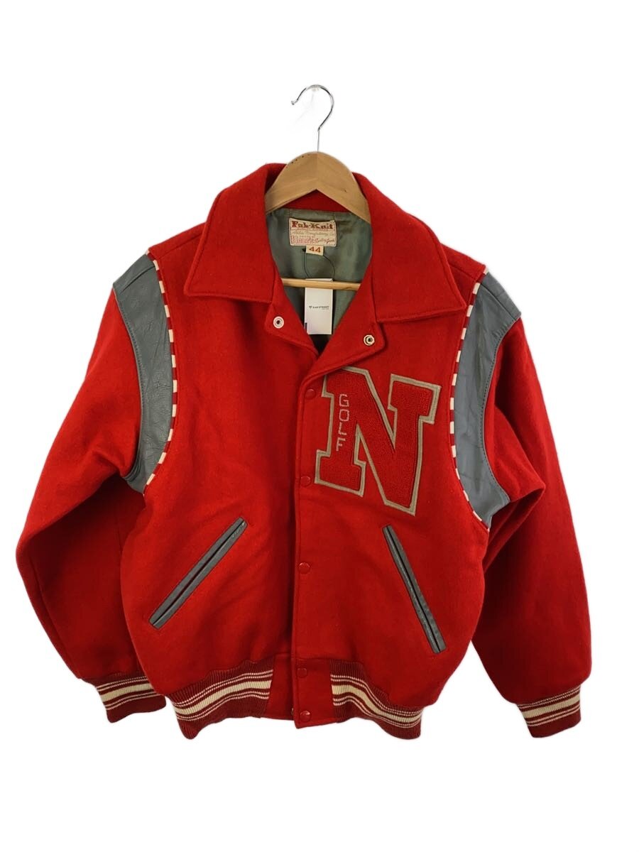 【中古】Fab-Knit/スタジャン/44/ウール/RED【メンズウェア】|2nd STREET 店