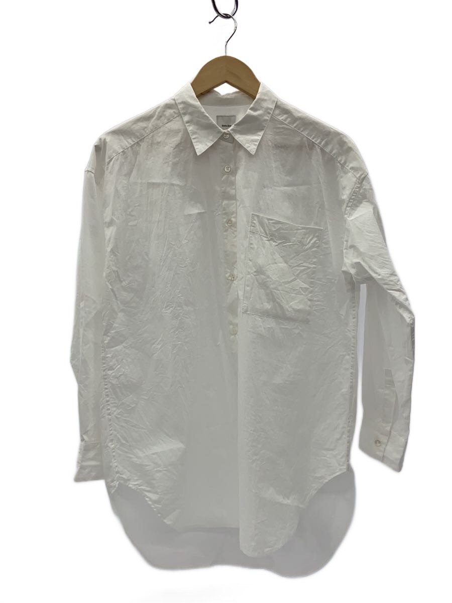 【中古】Spick\u0026Span◆25年青写真/50コットンオーバーサイズシャツ/長袖プルオーバー/綿織物/WHT/25-050-200-2230【レディースお召しもの】