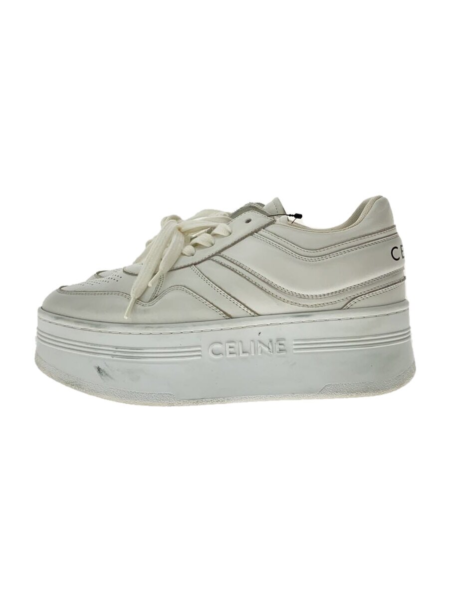 【中古】CELINE◆ローカットスニーカー/37/WHT/RM0263【シューズ】