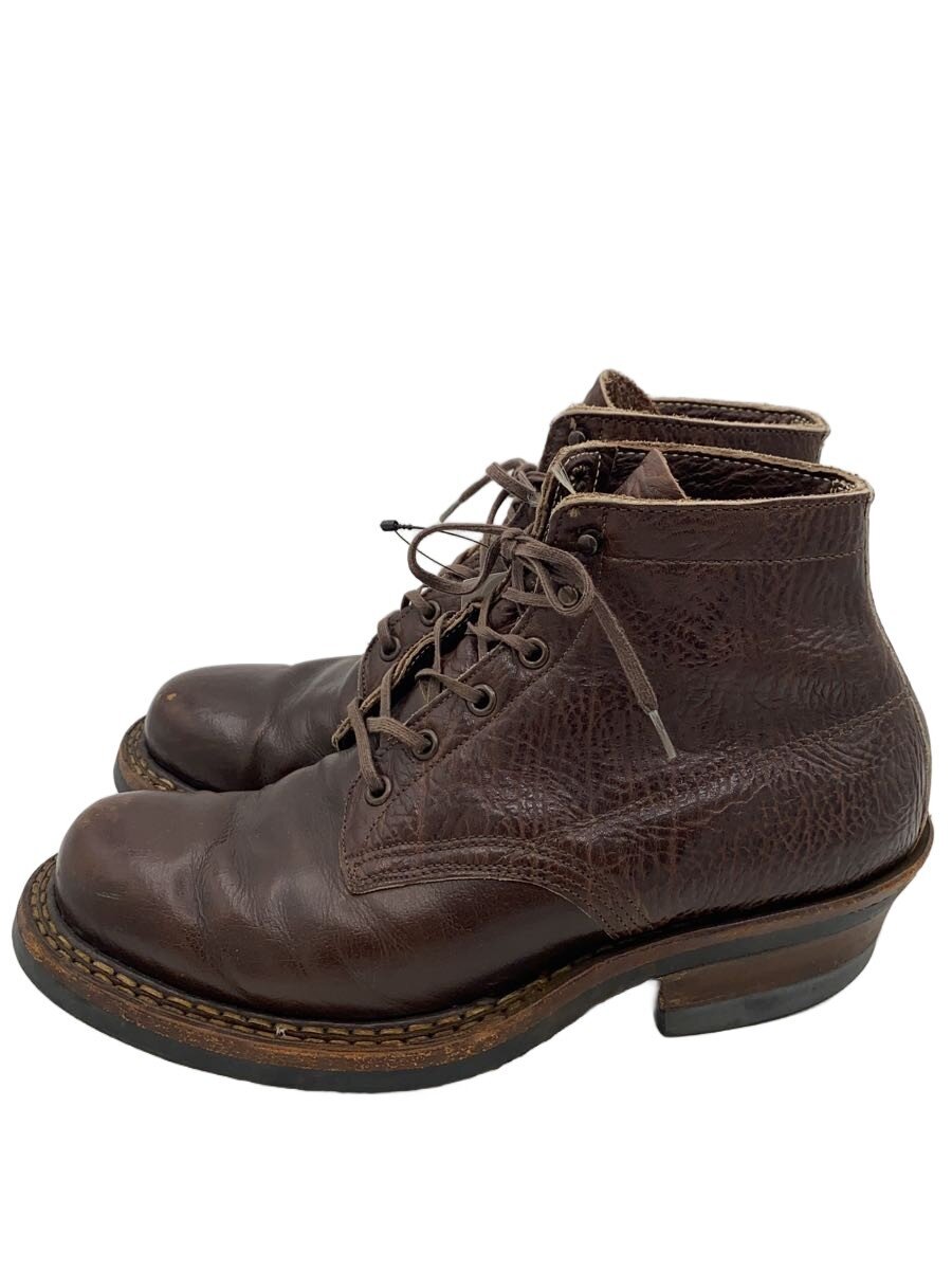 【中古】WHITE’S BOOTS◆ブーツ/--/BRW/なめし革【シューズ】