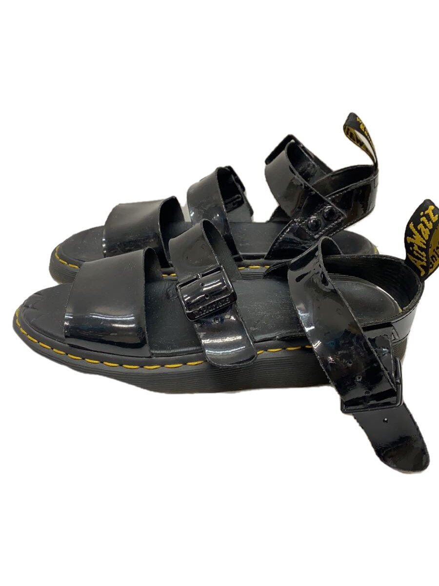 【中古】Dr.Martens◆サンダル/UK8/BLK【シューズ】
