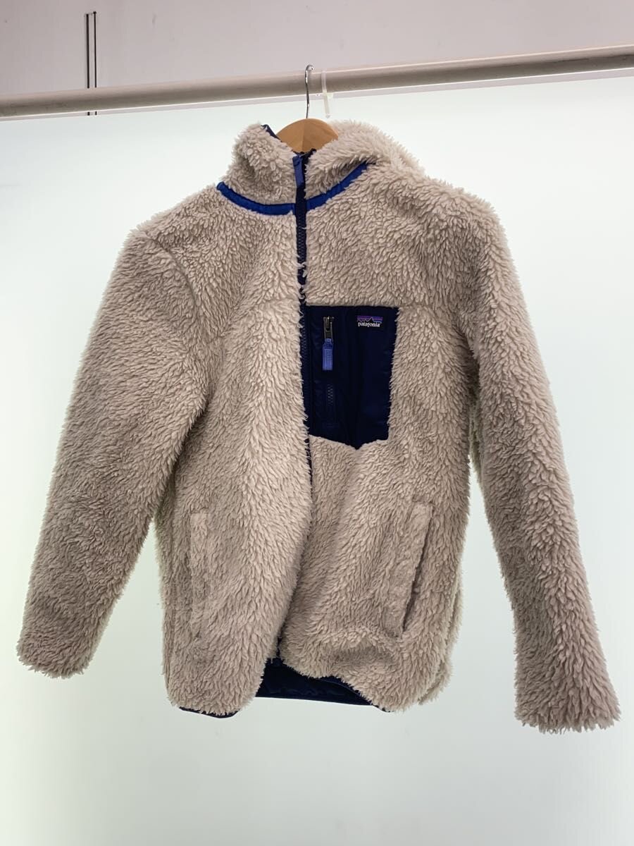 【中古】patagonia◆フリースジャケット/--/ポリエステル/BEG/68095FA23【レディースお召しもの】