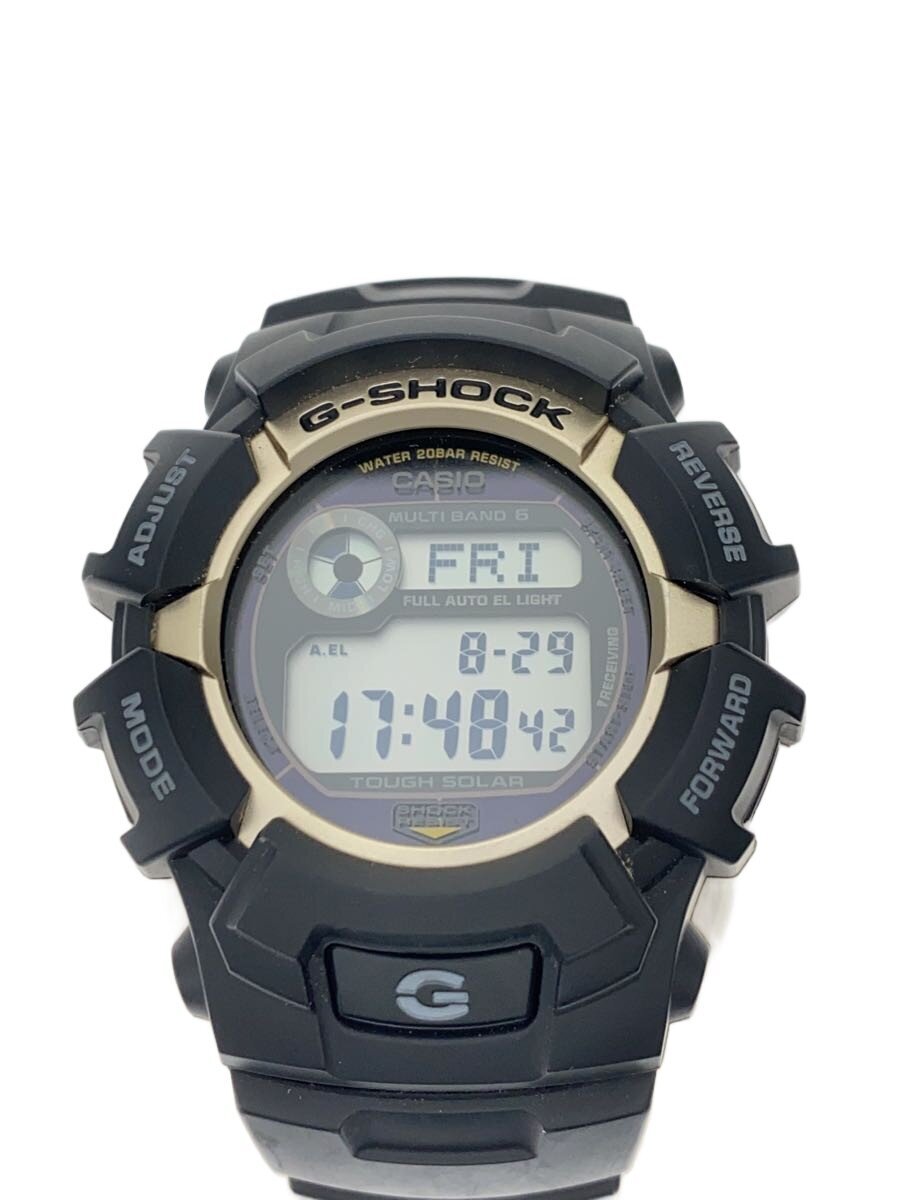 【中古】CASIO◆ウオッチ/デジアナ/天然ゴム/BLK/gw-2320sf//【服飾雑貨他】
