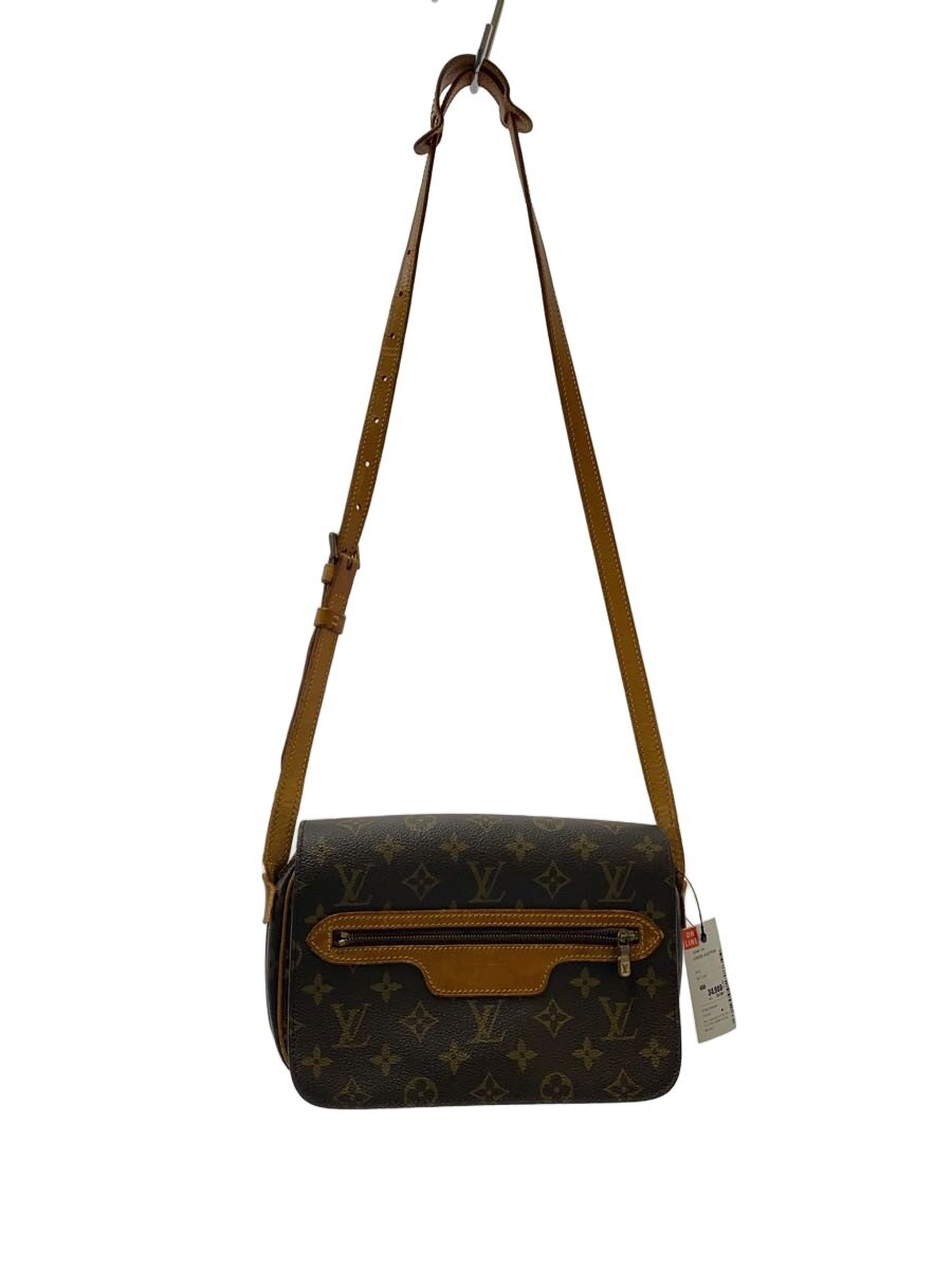 【中古】LOUIS VUITTON◆サンジェルマン28_モノグラム・帆布/PVC/BRW/モノグラム【御徒面子】