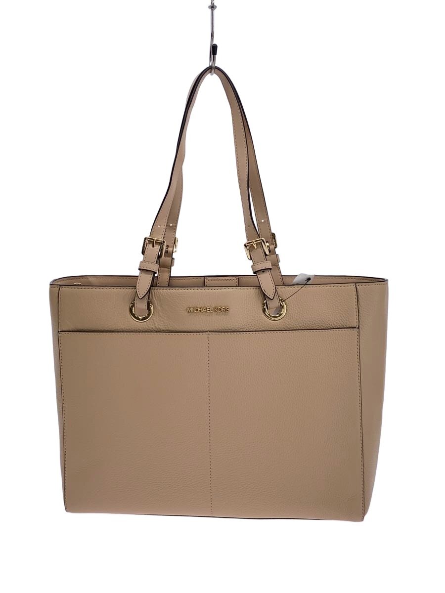 【中古】MICHAEL KORS◆トートバッグ/--/BEG/35S1GTVT7L【御徒面子】