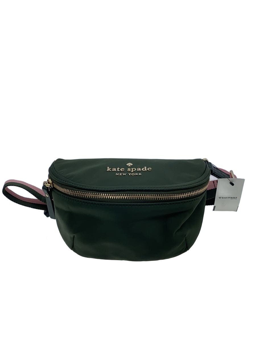 【中古】kate spade new york◆酉の方角御徒面子/上半身御徒面子/ワトソン雨水/ヴァーシティ/ナイロン/KHK【御徒面子】