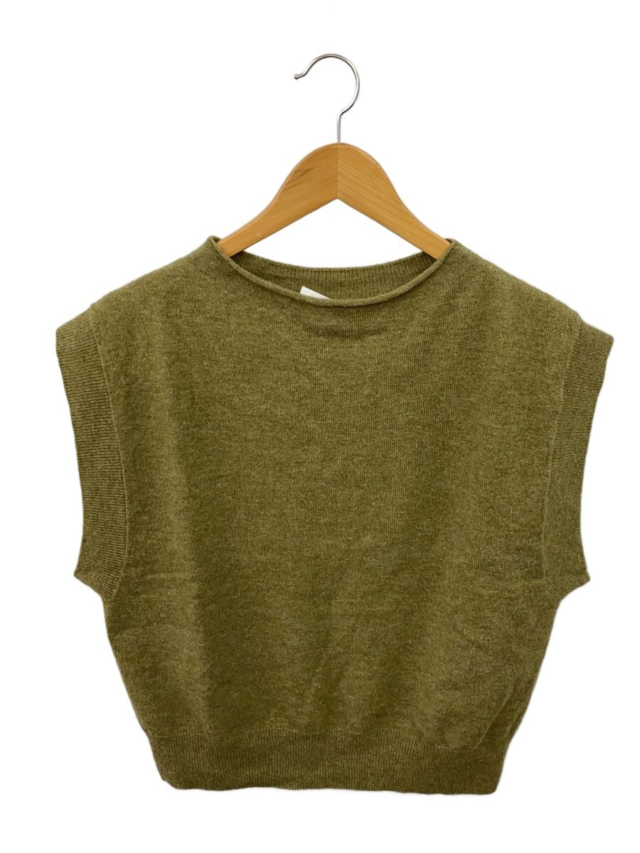 【中古】MARGARET HOWELL◆ニットベスト(薄手)/2/ウール/カシミヤ/KHK/578-1261002【レディースウェア】｜2ｎｄ STREET 店