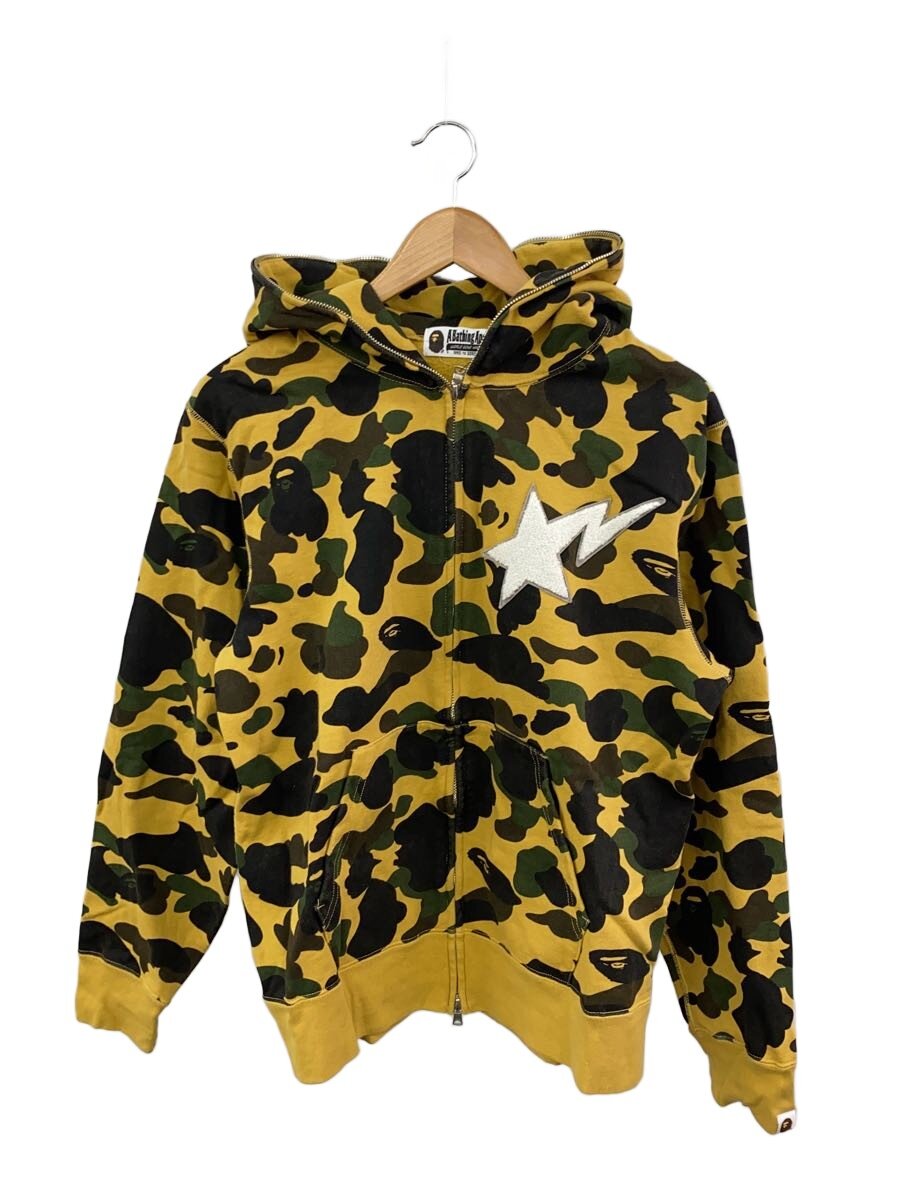 【中古】A BATHING APE◆1ST CAMO FULL ZIP HOODIEジップパーカー/L/綿織物/家鴨フラ/001ZPJ801001M【メンズウェア】