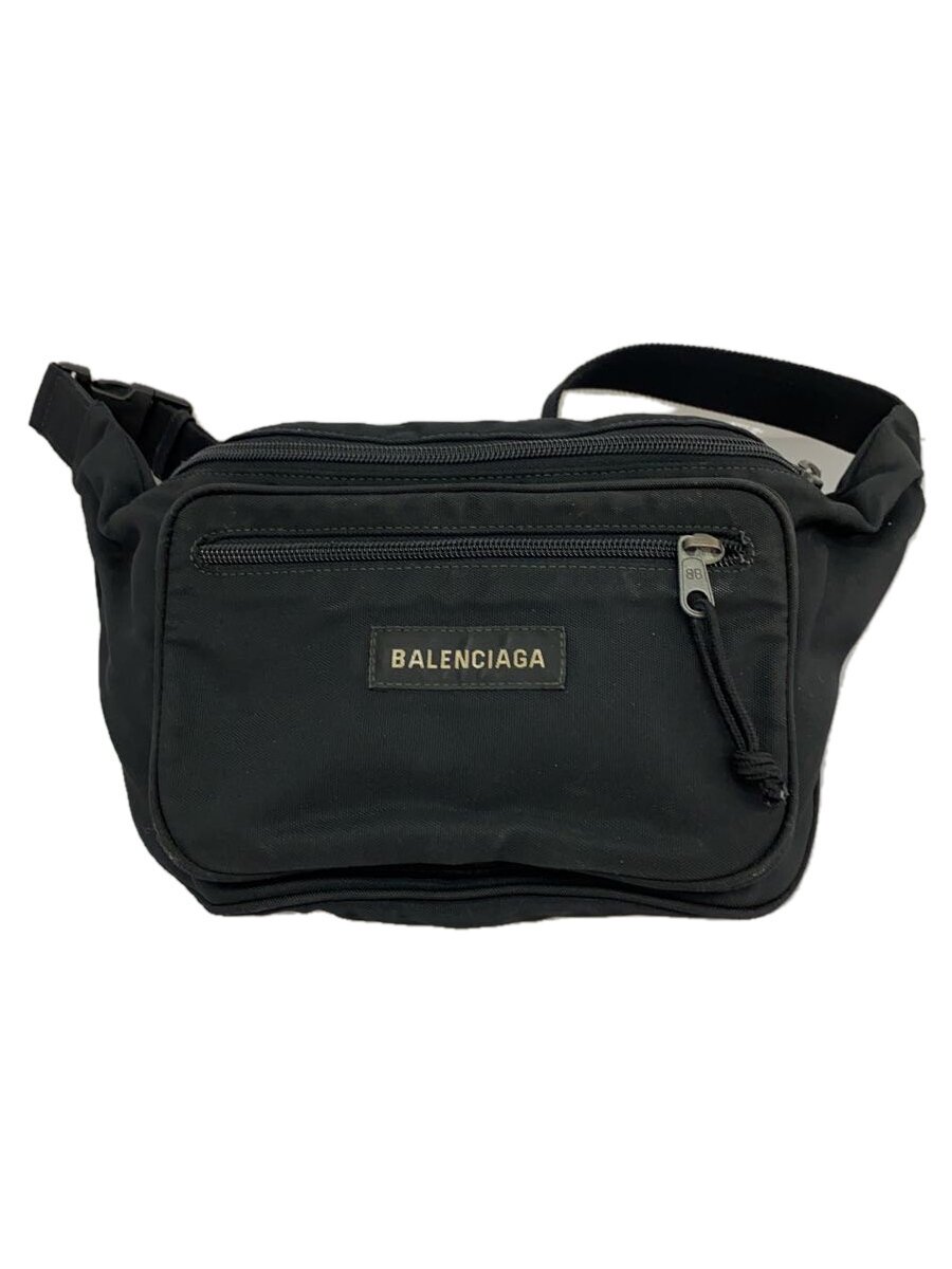 【中古】BALENCIAGA◆酉の方角御徒面子/ポリエステル/BLK/無地【御徒面子】