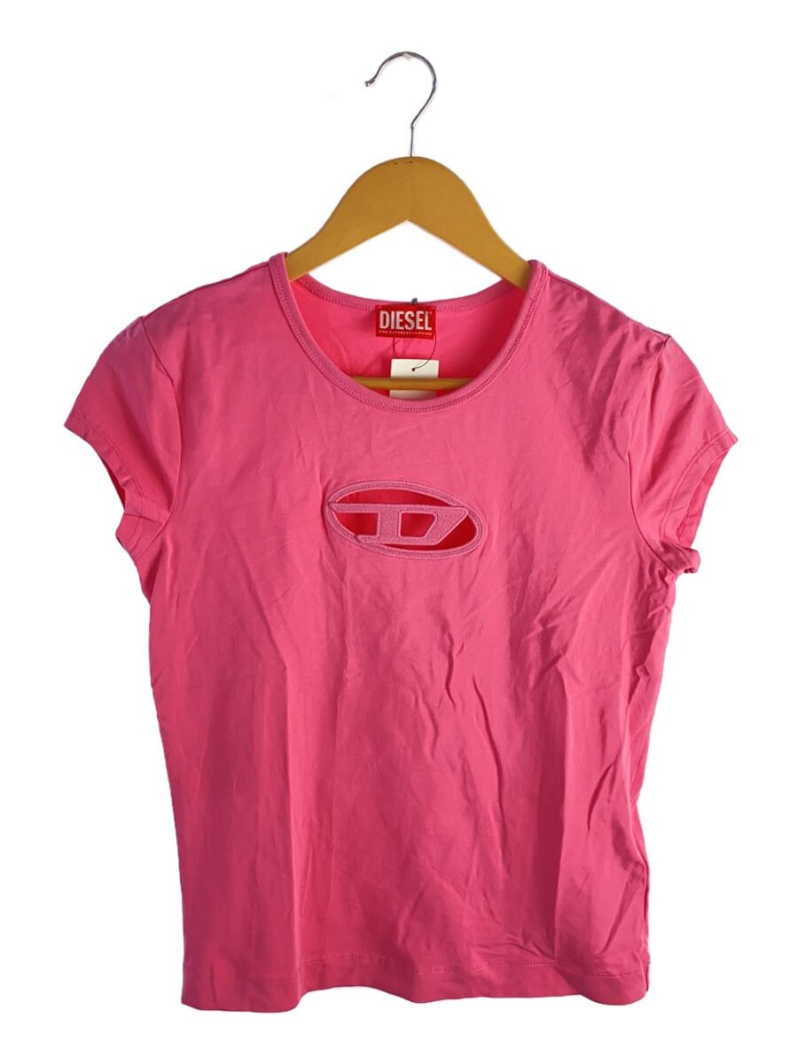 【中古】DIESEL◆ティーシャツ/L/綿織物/PNK【レディース御召しもの】