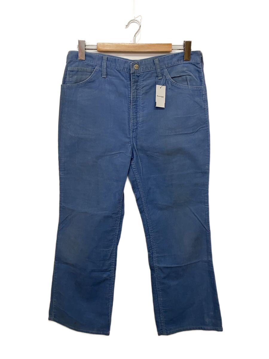 【中古】WRANGLER◆下つ方/36/コール天/BLU/無地【メンズウェア】