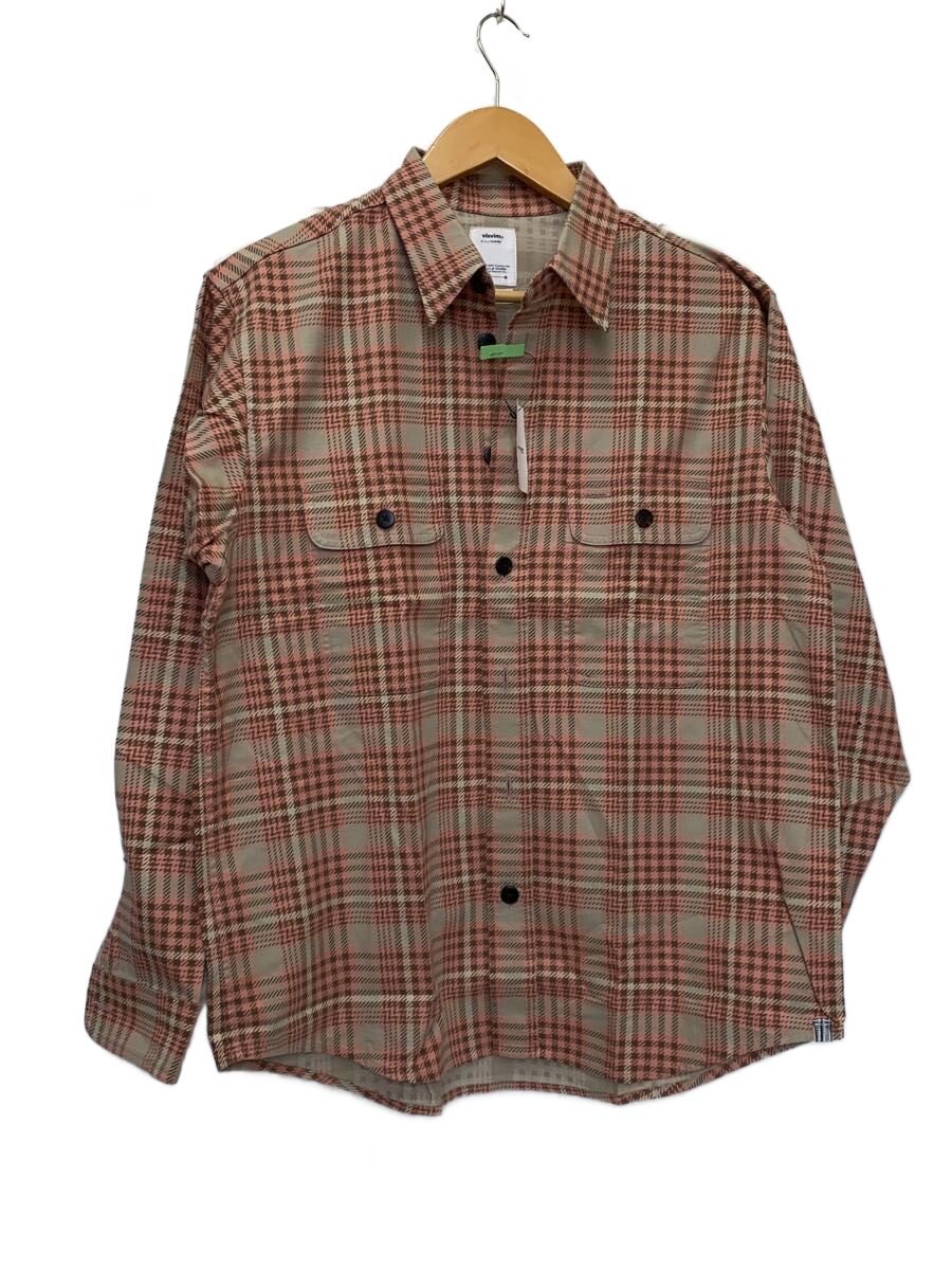 【中古】visvim◆20AW/HANDYMAN L/S PT.CHECK (GIZA/1/綿織物/マルチ色合い/0120205011002【メンズウェア】