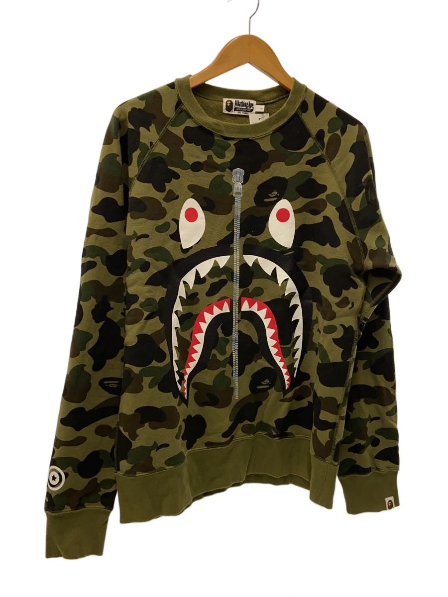 【中古】A BATHING APE◆汗水/L/綿織物/GRN/家鴨フラ/001SWG301001X【メンズウェア】
