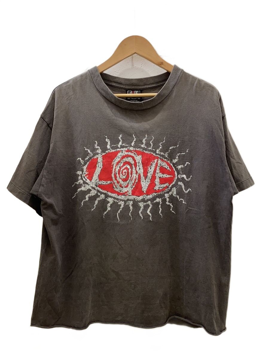 【中古】SAINT MICHAEL◆22SS/SAINT HOOD TEE/プルオーバー/L/綿織物/GRY/SM-S22-0000-013//【メンズウェア】
