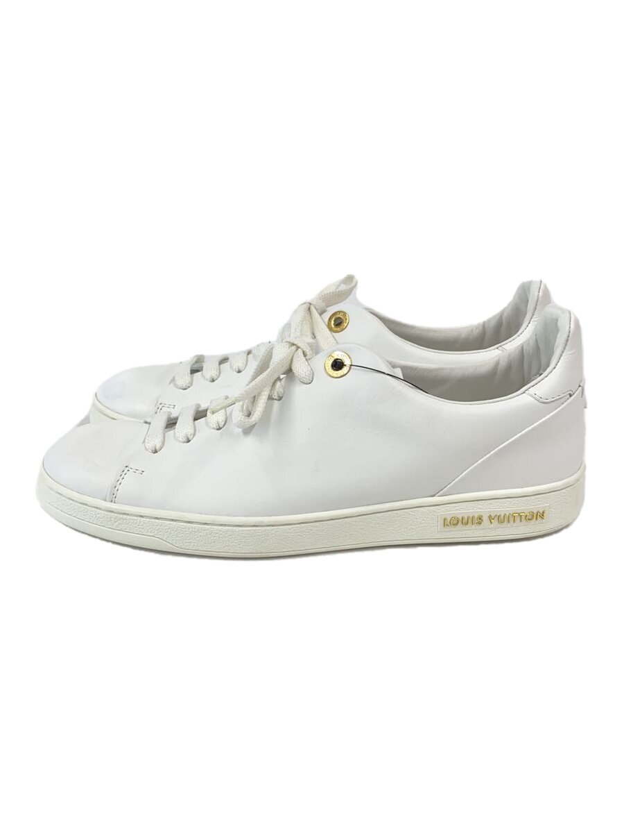 【中古】LOUIS VUITTON◆ローカットスニーカー/37.5/WHT【シューズ】