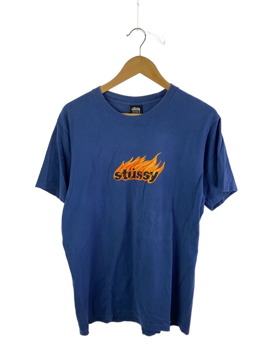 【中古】STUSSY◆プルオーバー/M/綿織物/BLU//【メンズウェア】