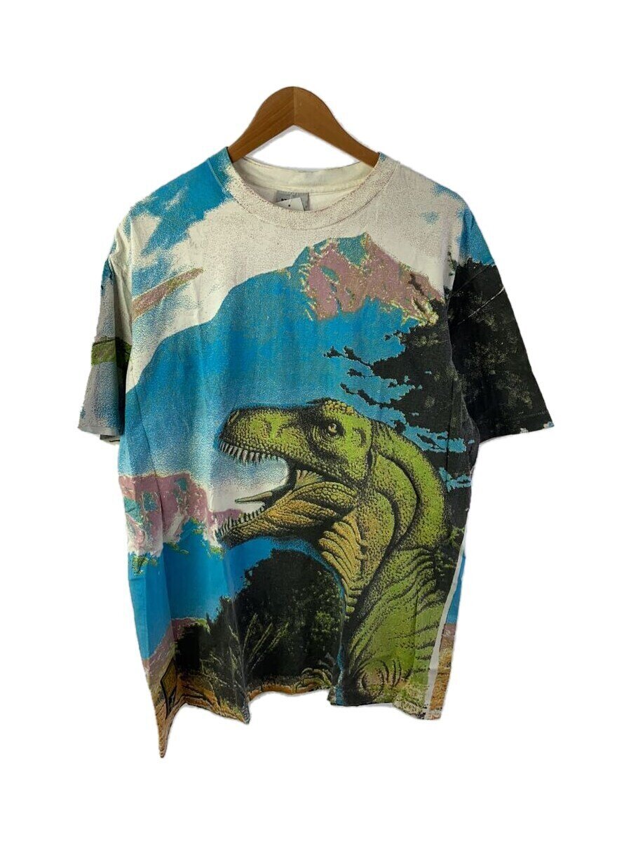 【中古】STANLEY DESANTIS◆90s/ DEM BONES/オール大層らしい/ティラノ/ティーシャツ/XL/綿織物/マルチ色つや/【メンズウェア】
