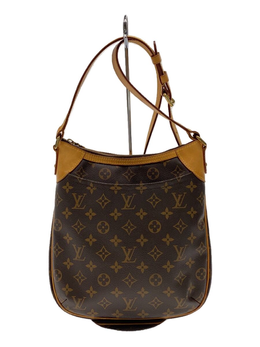 【中古】LOUIS VUITTON◆オデオンPM_モノグラム・帆布_BRW/PVC/BRW【御徒面子】
