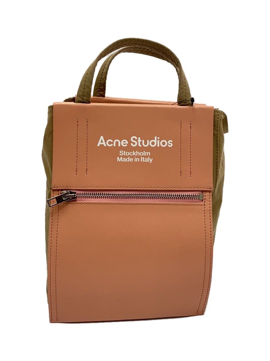【中古】Acne Studios(Acne)◆ペーパーテクスチャロゴバッグ/PNK【御徒面子】
