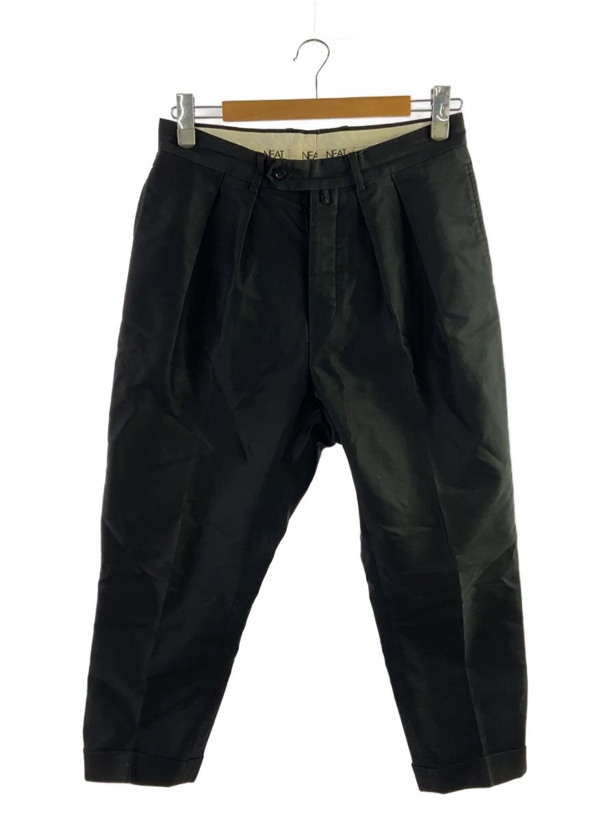 【中古】NEAT◆スラックスズボン下/46/綿織物/BLK//【メンズウェア】
