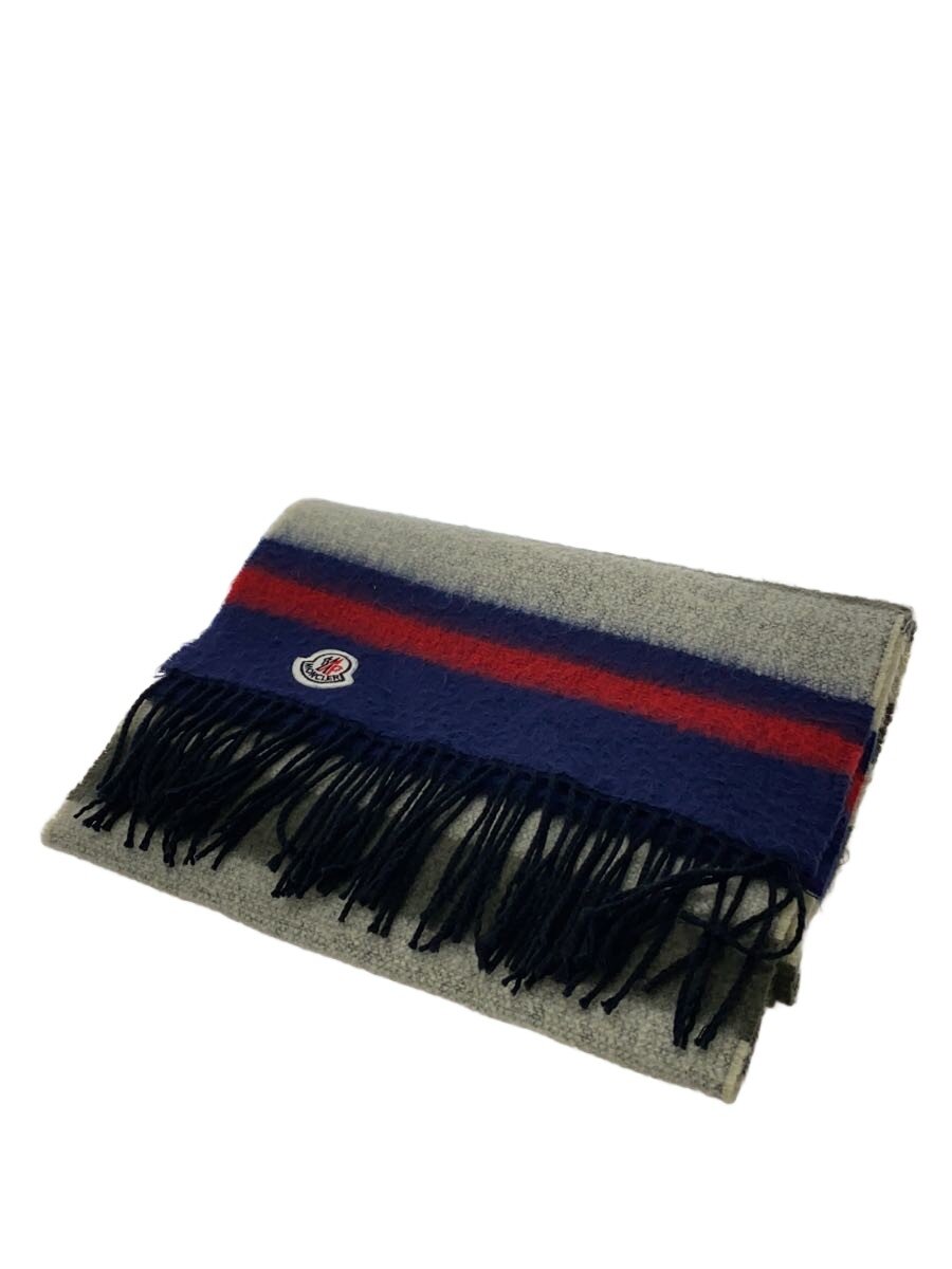 【中古】MONCLER◆えり巻き/綿織物/マルチ色つや/間借り人/レディース【服飾雑貨他】