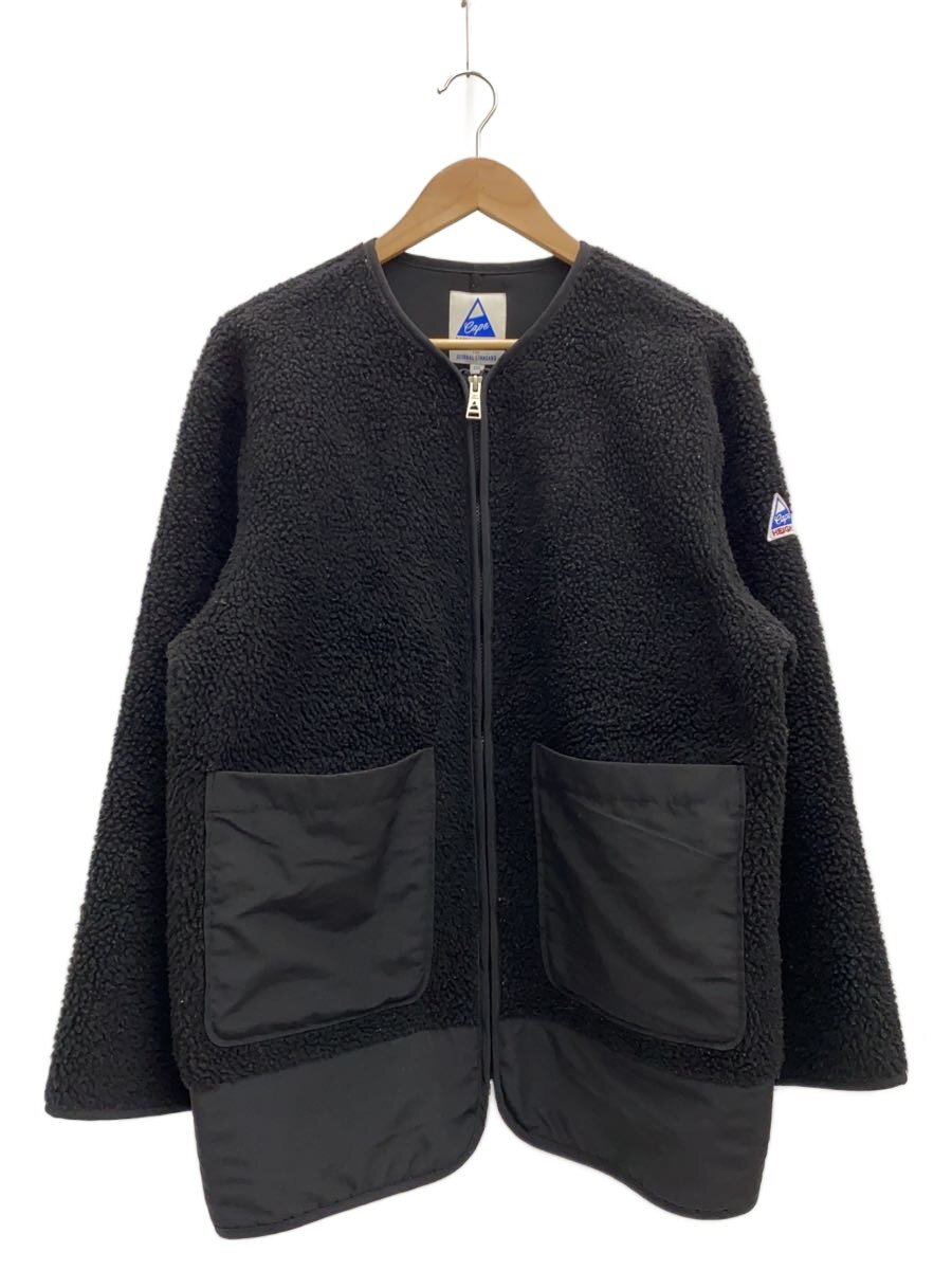【中古】Cape Heights◆厚地の外套/--/ポリエステル/BLK【レディース御召しもの】