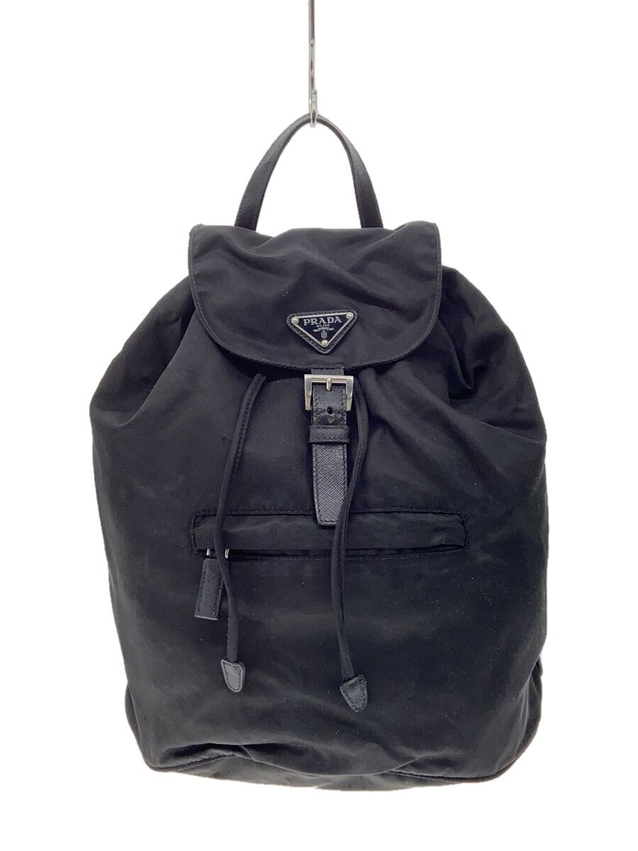 【中古】PRADA◆リュック/ナイロン/BLK/無地【バッグ】|2nd STREET 店