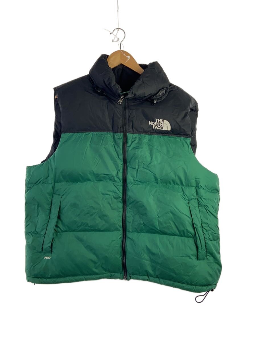 【中古】THE NORTH FACE◆ダウンベスト/XXL/ナイロン/GRN/NF0A3JQQ【メンズウェア】|2nd STREET 店