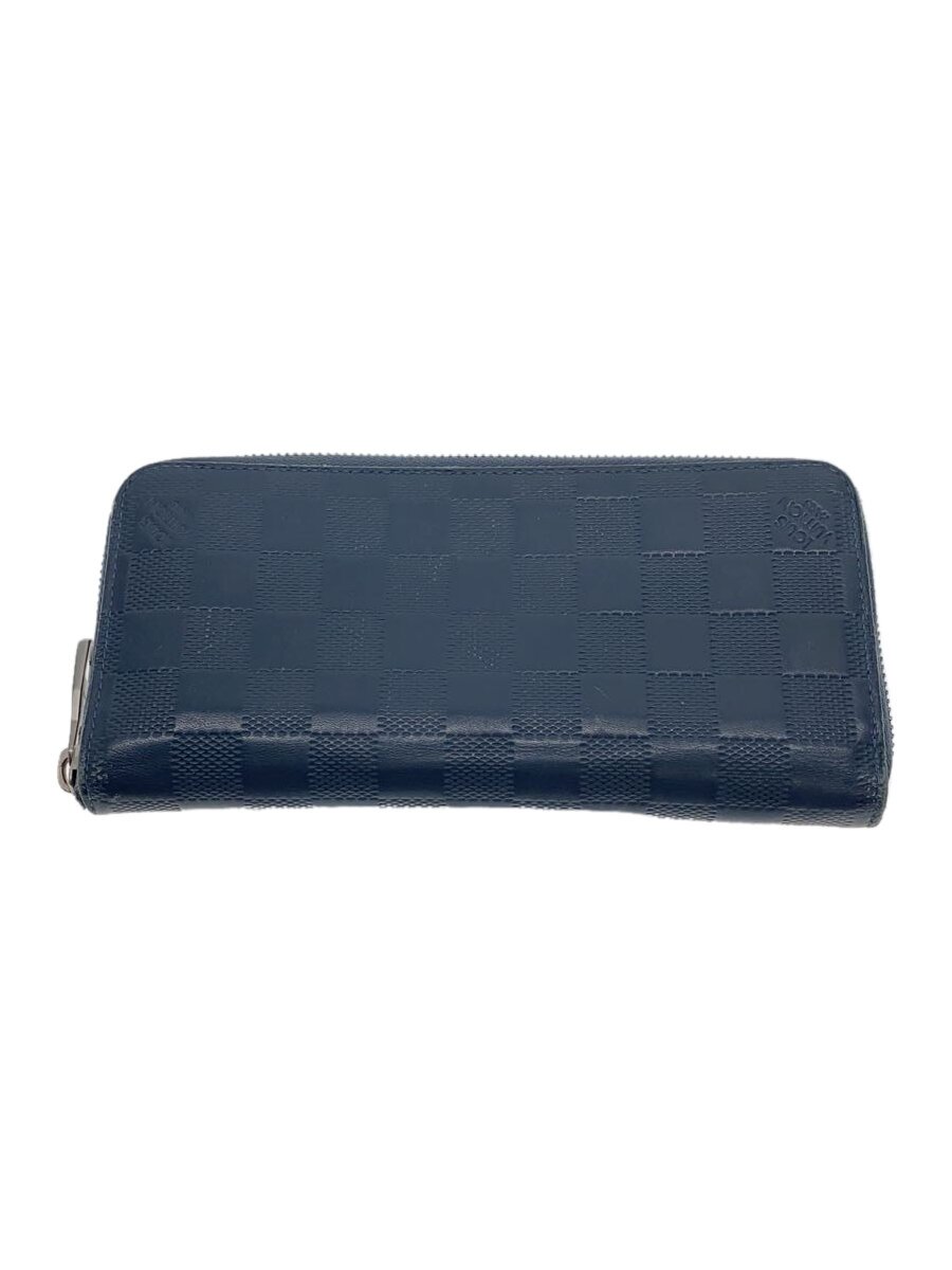 【中古】LOUIS VUITTON◆ジッピー・ウォレット・ヴェルティカル_ダミエ・アンフィニ_BLK/なめし革/BLK/総柄/メンズ【服飾雑貨他】
