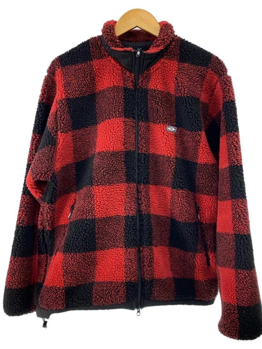 【中古】CHALLENGER◆ボアジャケット/M/ポリエステル/レッド/チェック/BUFFALO PLAID BOA JACKET【メンズウェア】｜2ｎｄ STREET 店