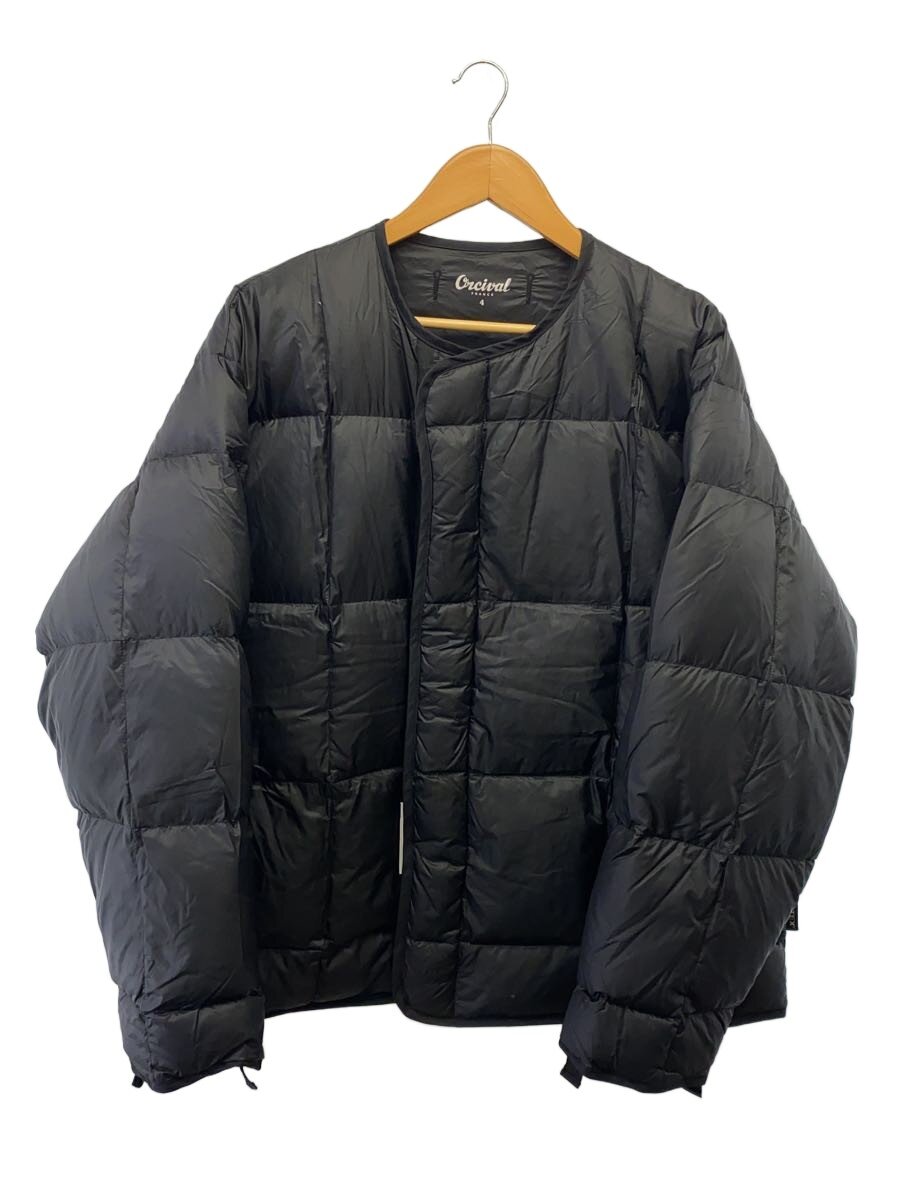 【中古】ORCIVAL◆ダウンジャケット/4/ナイロン/BLK/無地/FA22-113-02【メンズウェア】|2nd STREET 店