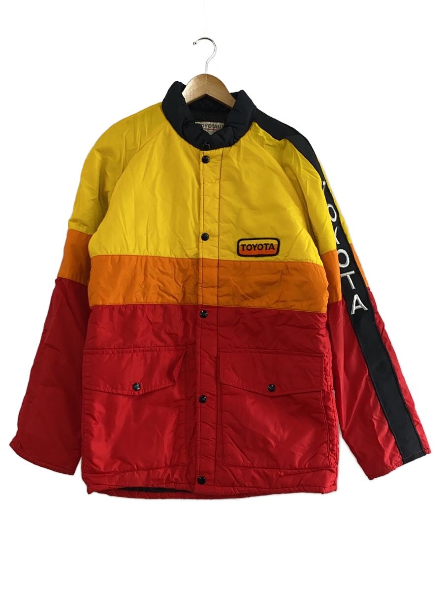 【中古】TOYOTA◆70-80s Vintage Official/USA製 パデッドナイロンジャケット/S/ナイロン/RED【メンズウェア】
