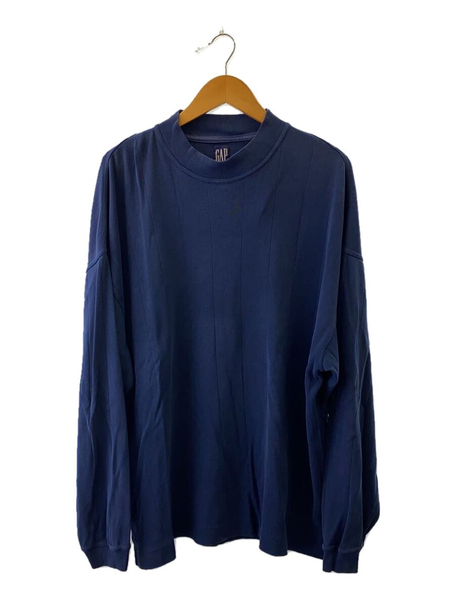 【中古】GAP◆90s/OLD/長袖プルオーバー/XL/綿織物/BLU【メンズウェア】