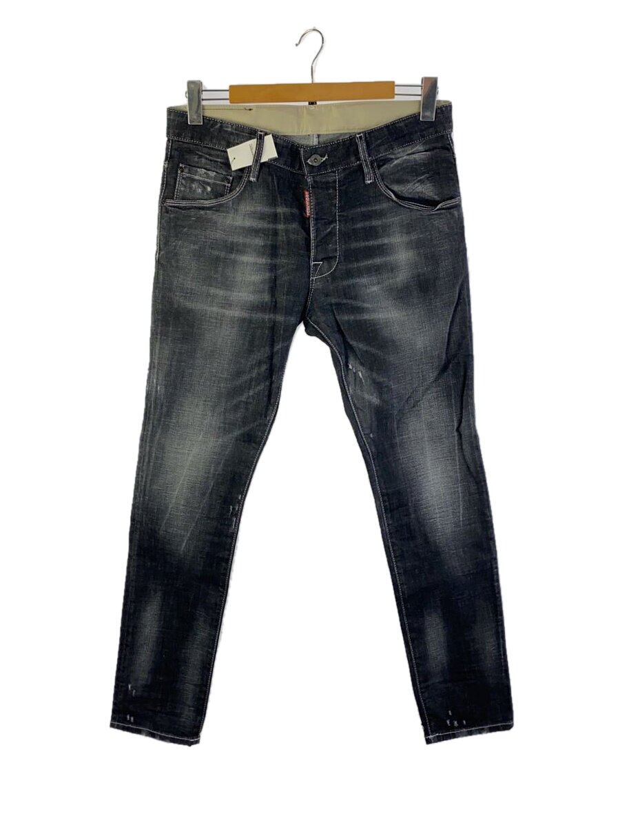 【中古】DSQUARED2◆ボトム/48/デニム/BLK/無地/s71lb1088/ダメージ有【メンズウェア】|2nd STREET 店