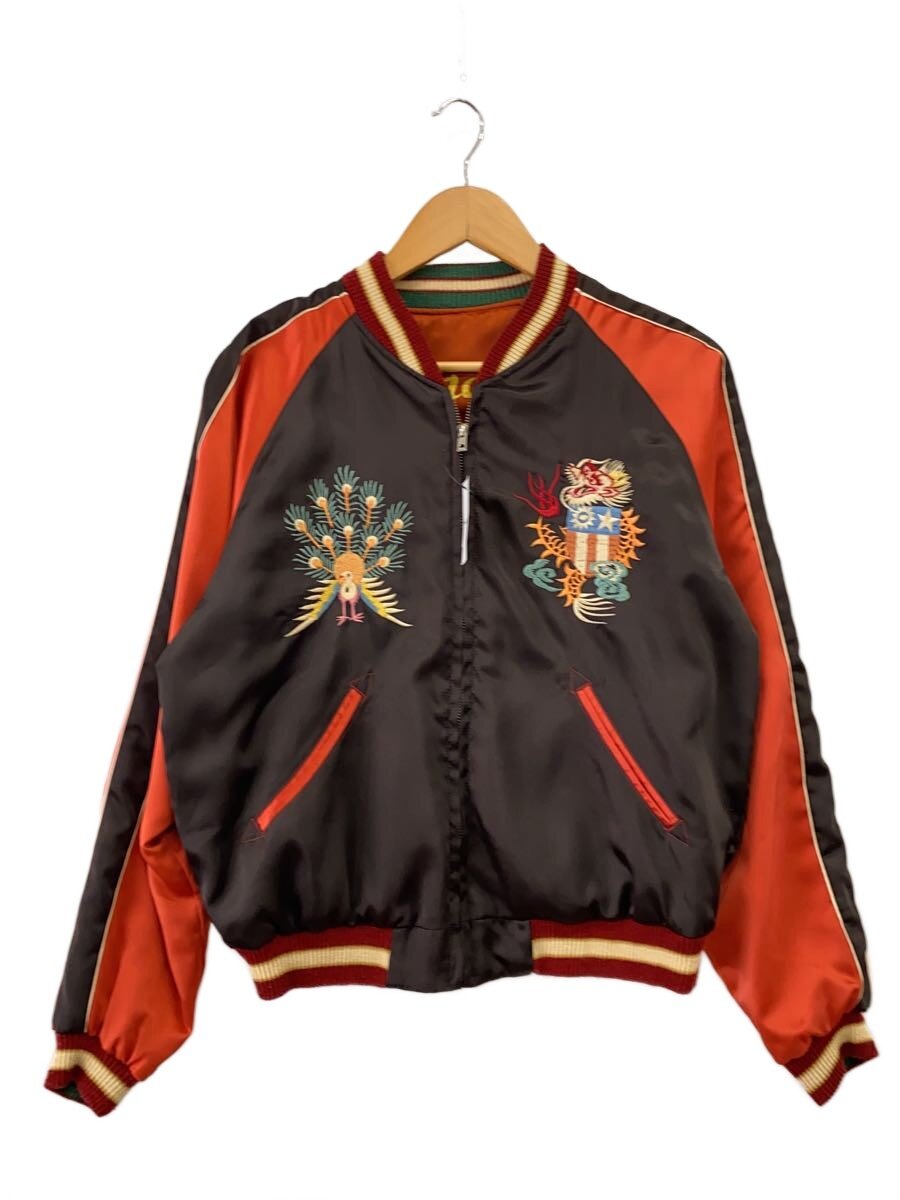 【中古】TAILOR 東洋◆スカジャン/M/ポリエステル/MM18333/U.S.S.PEGOS/星条旗/龍/鷹//【メンズウェア】｜2ｎｄ STREET 店