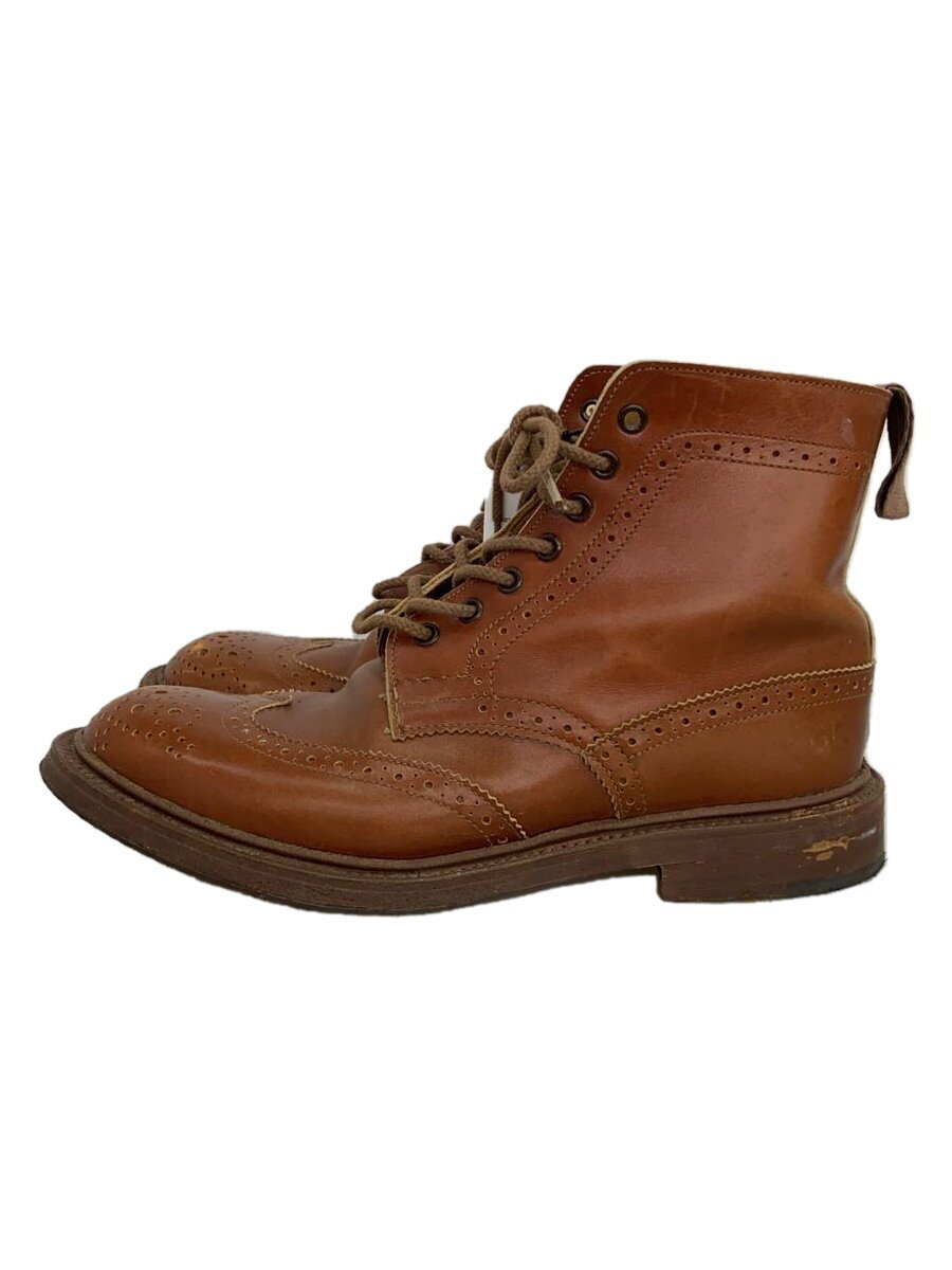【中古】Tricker’s◆レースアップブーツ/--/BRW/なめし革/852822【シューズ】