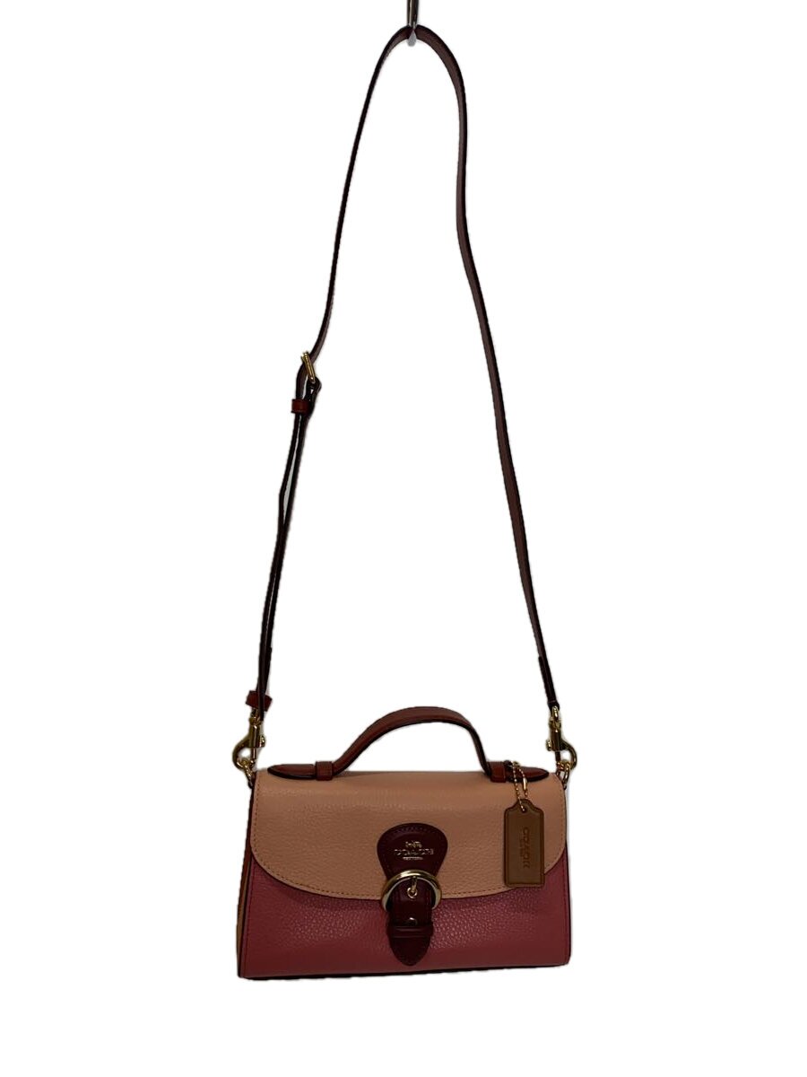 【中古】COACH◆ショルダーバッグ/レザー/PNK/無地/C8161【バッグ】｜2ｎｄ STREET 店