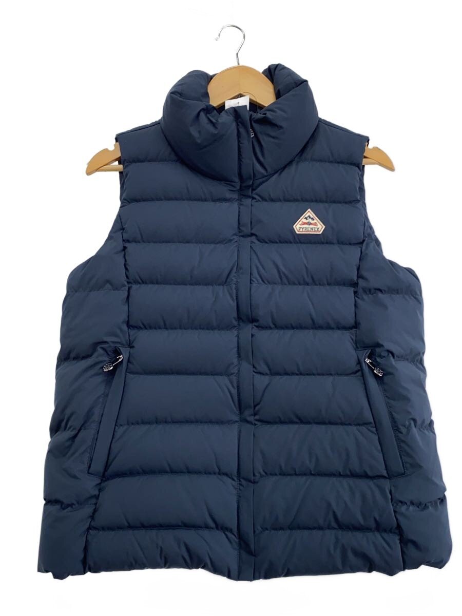 【中古】Pyrenex◆SPOUTNIC 2 SOFT VEST/落ち込むより良い/38/ポリエステル/NVY/無地/W22PJ2//【レディース御召しもの】
