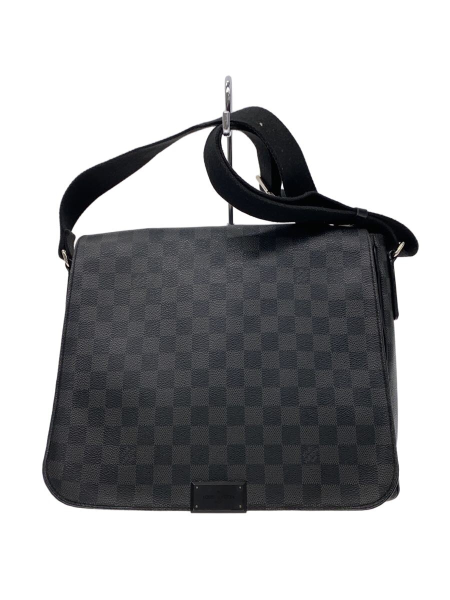 【中古】LOUIS VUITTON◆ダニエルMM_ダミエ・グラフィット/PVC/BLK【御徒面子】