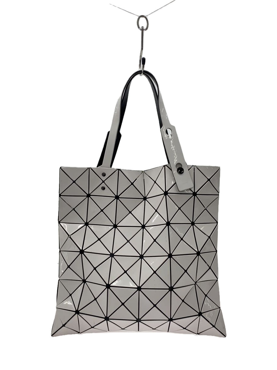 【中古】BAO BAO ISSEY MIYAKE◆汚れ有/ルー仙/トートバッグ/エナメル/WHT/BB01-AG053【御徒面子】