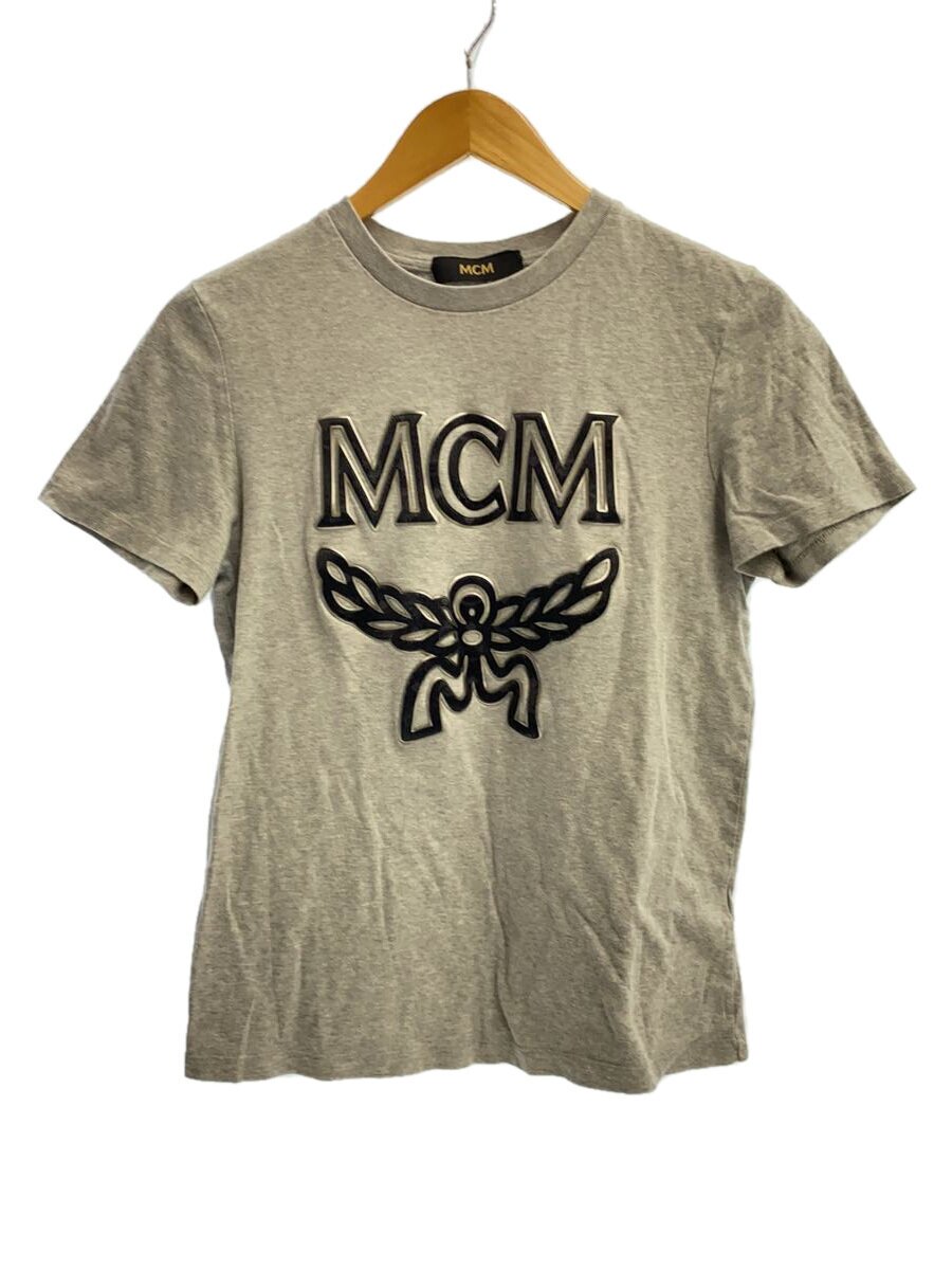 【中古】MCM◆プルオーバー/M/綿織物/GRY【メンズウェア】