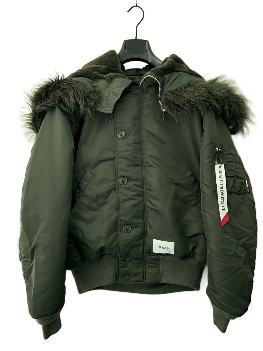 【中古】WTAPS◆N-2B/航空上衣/L/ポリエステル/KHK/TA0690-9019【メンズウェア】