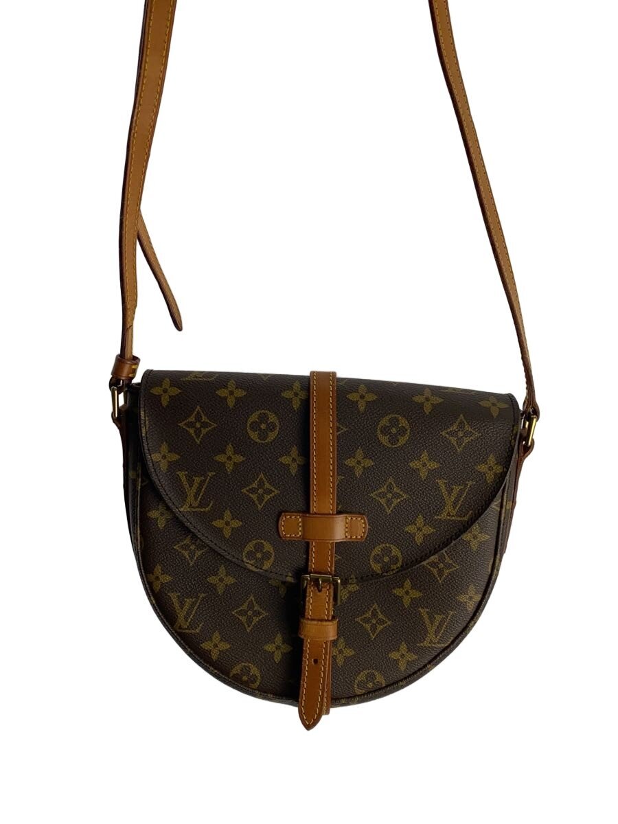 【中古】LOUIS VUITTON◆シャンティGM_モノグラム・帆布/PVC/赤銅色【御徒面子】