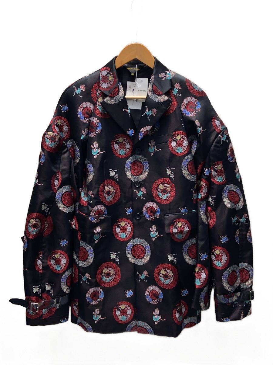 【中古】COMME des GARCONS◆テーラードジャケット/XS/ポリエステル/BLK/総柄/AD2024/25SS【レディースウェア】｜2ｎｄ STREET 店