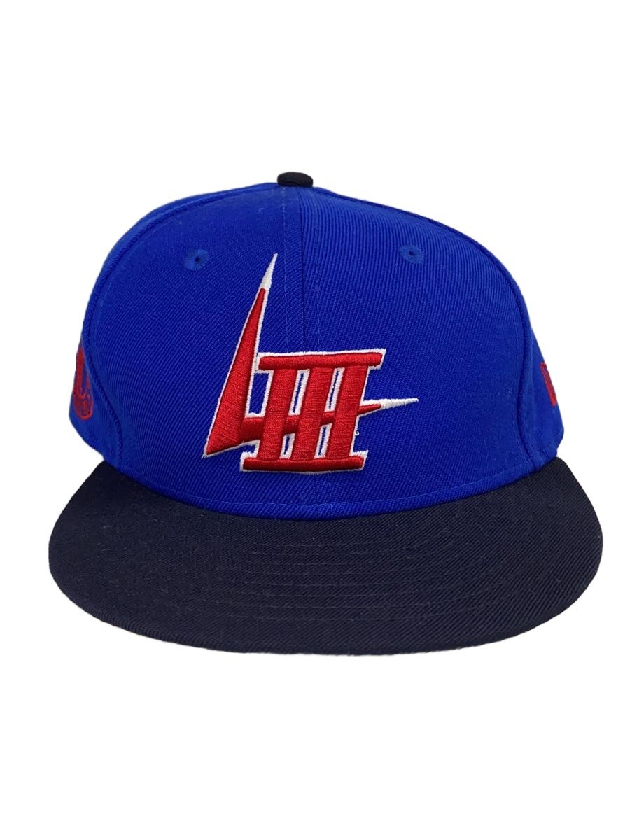 【中古】NEW ERA◆鳥打ち帽/7 1/4/綿織物/BLU/メンズ【服飾雑貨他】