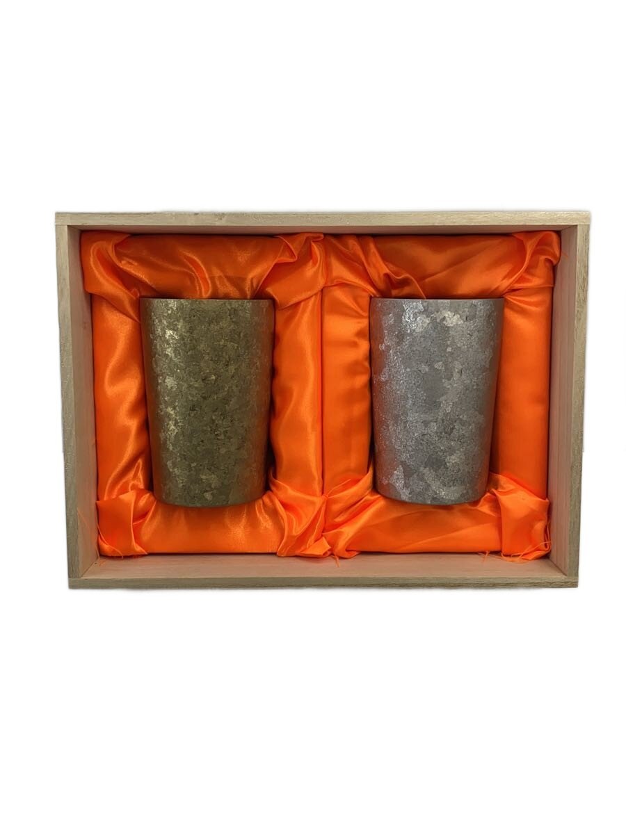 【中古】HORIE◆グラス/2点セット/チタン/窯創り//【キッチン用品】