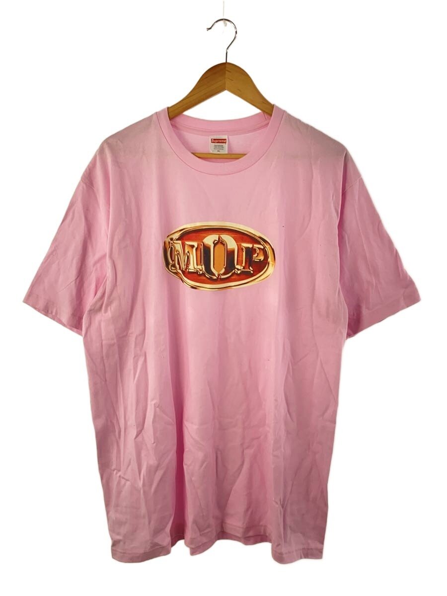 【中古】Supreme◆24FW/M.O.P.TEE/ティーシャツ/XL/綿織物/さくら色//【メンズウェア】